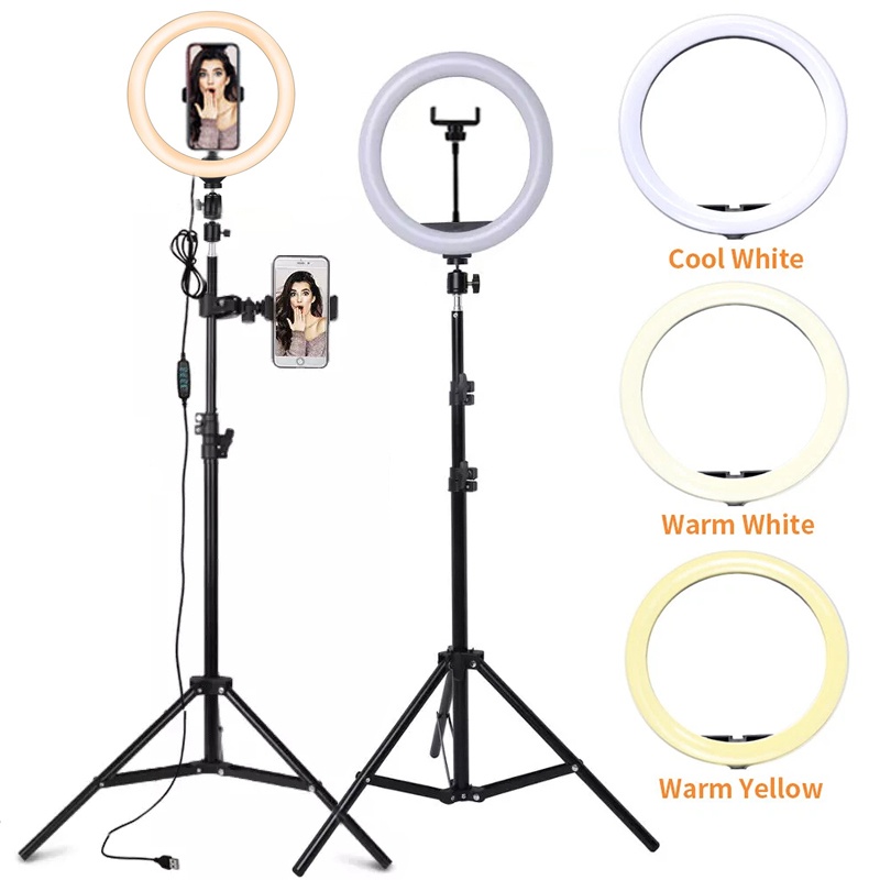 Lighting Gallery - ไฟวงแหวน LED ขนาด 6/10/12 นิ้ว ปรับความสว่างได้