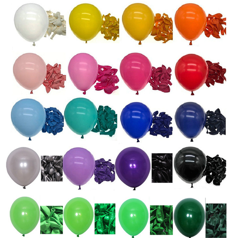 Orange Lighting Decor - ลูกโป่งน้ํายางจํานวนมาก 100-200 ชิ้น/เซ็ต 5 10 12