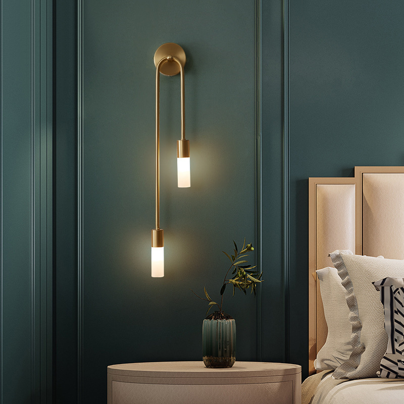 Lighting Decoration - โคมไฟติดผนังสไตล์เรโทร สำหรับห้องนั่งเล่น ทางเดิน ห้องนอน โคมไฟข้างเตียง สไตล์นอร์ดิก