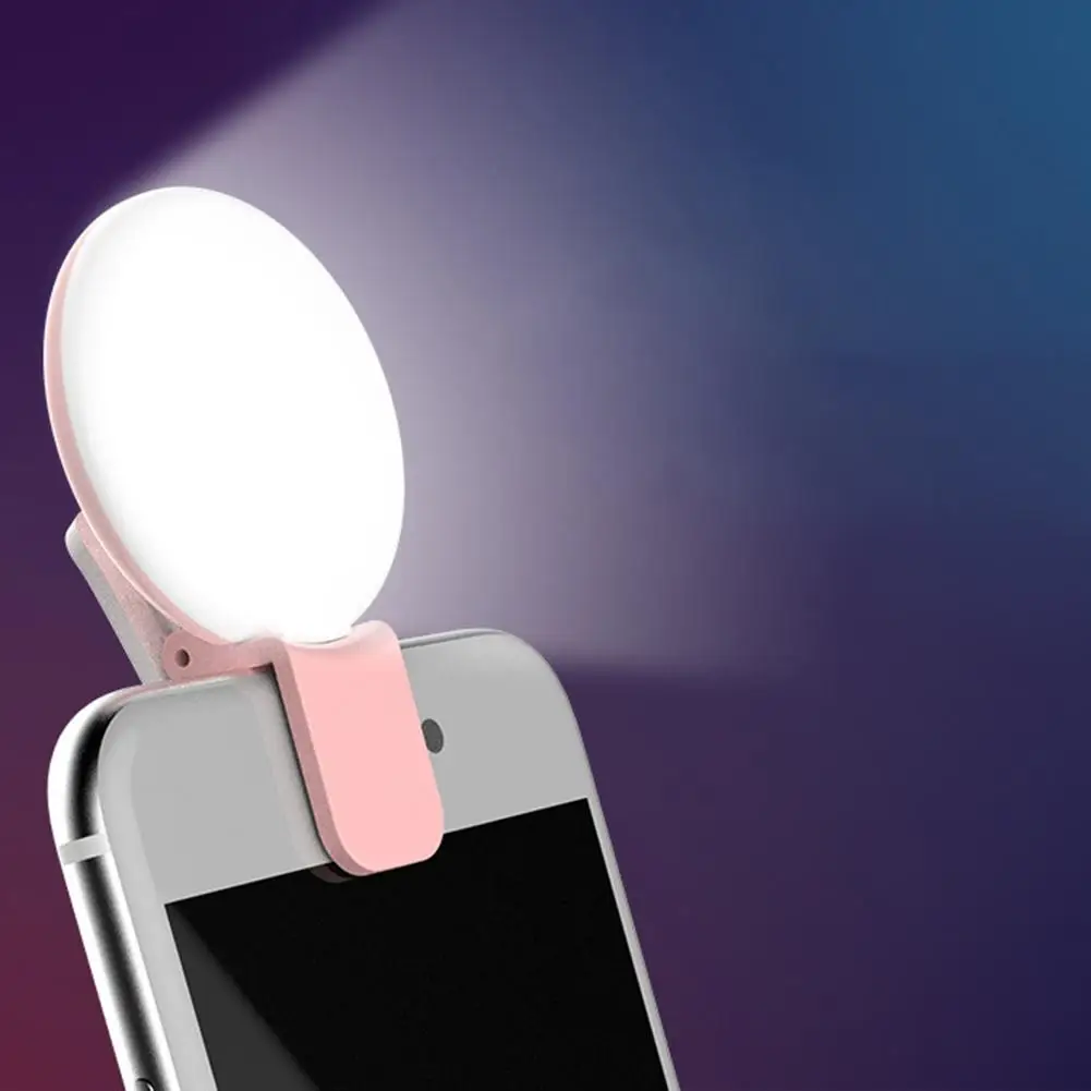 Lighting Gallery - โทรศัพท์มือถือ LED Selfie แหวนแสงแบบพกพา Mini ทนทานสามหยุด