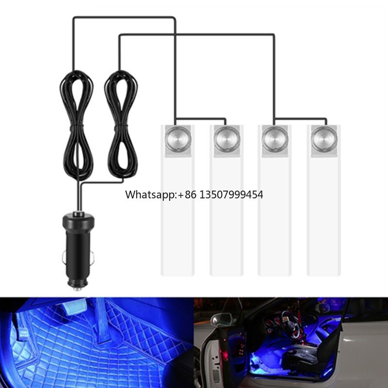 Lighting Decoration - ไฟบรรยากาศในรถยนต์ 12 โวลต์ โคมไฟตกแต่งภายในสำหรับรถยนต์ รุ่น A