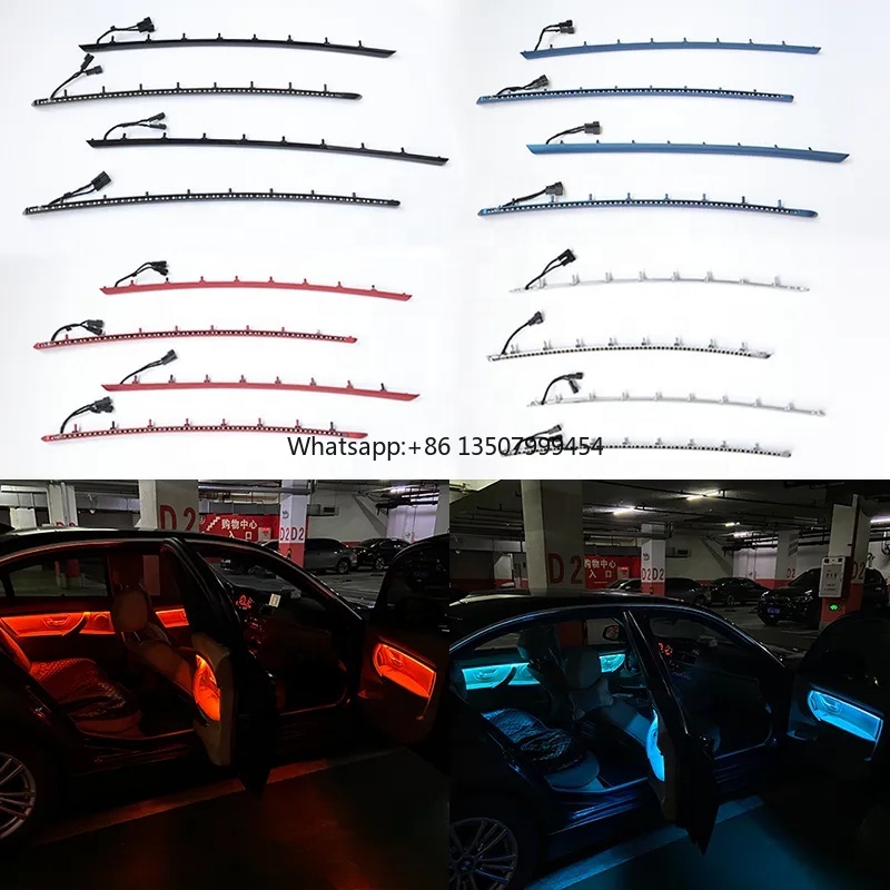 Lighting Decoration - ไฟตกแต่งภายในห้องโดยสาร 4 ประตู แบบ LED พร้อมไฟบรรยากาศสีฟ้าและสีส้ม