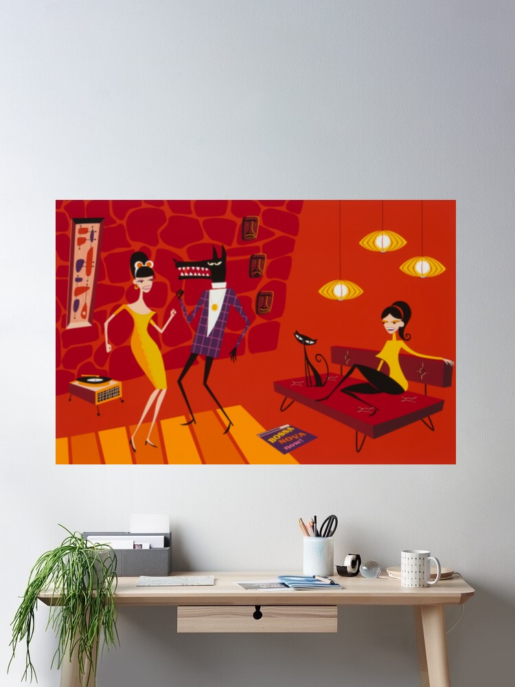 Nova Decor & Lighting Juletrelys - จอช แอเกิล บอสซ่า โนวา นาวโปสเตอร์ผ้าใบภาพถ่าย, ตกแต่งบ้าน