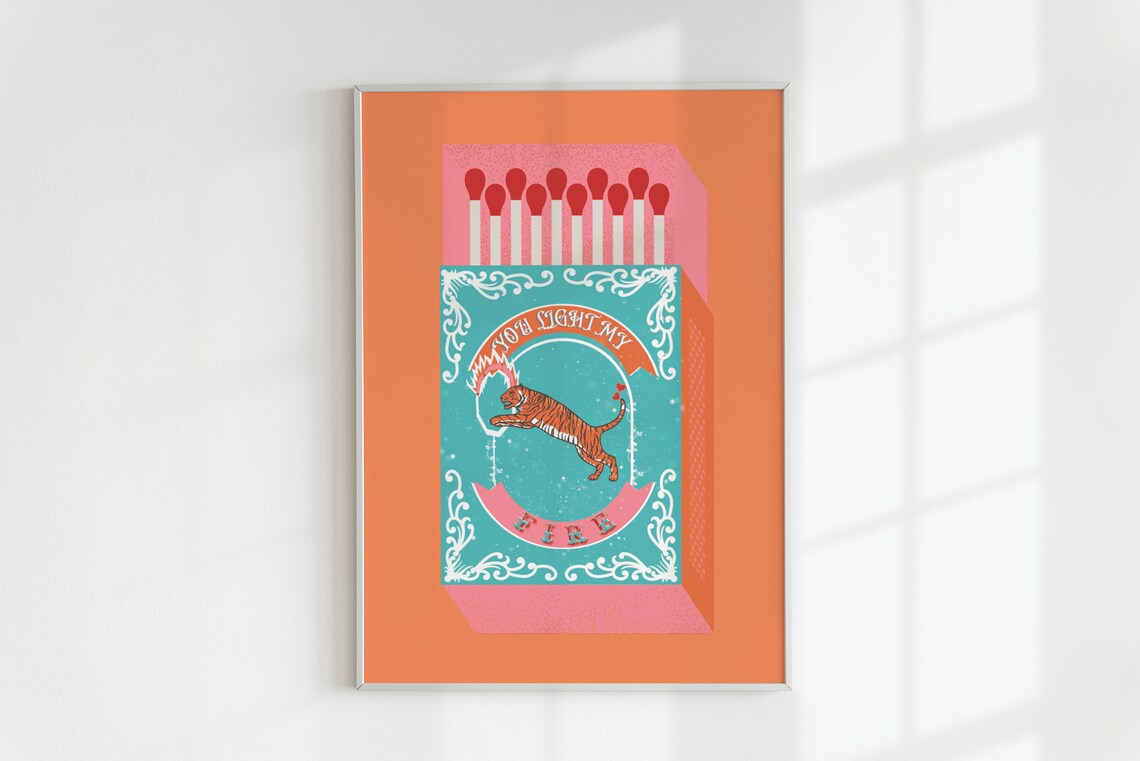 You Light My Fire สีส้ม Matchb - Orange Lighting Decor บทวิจารณ์และราคา