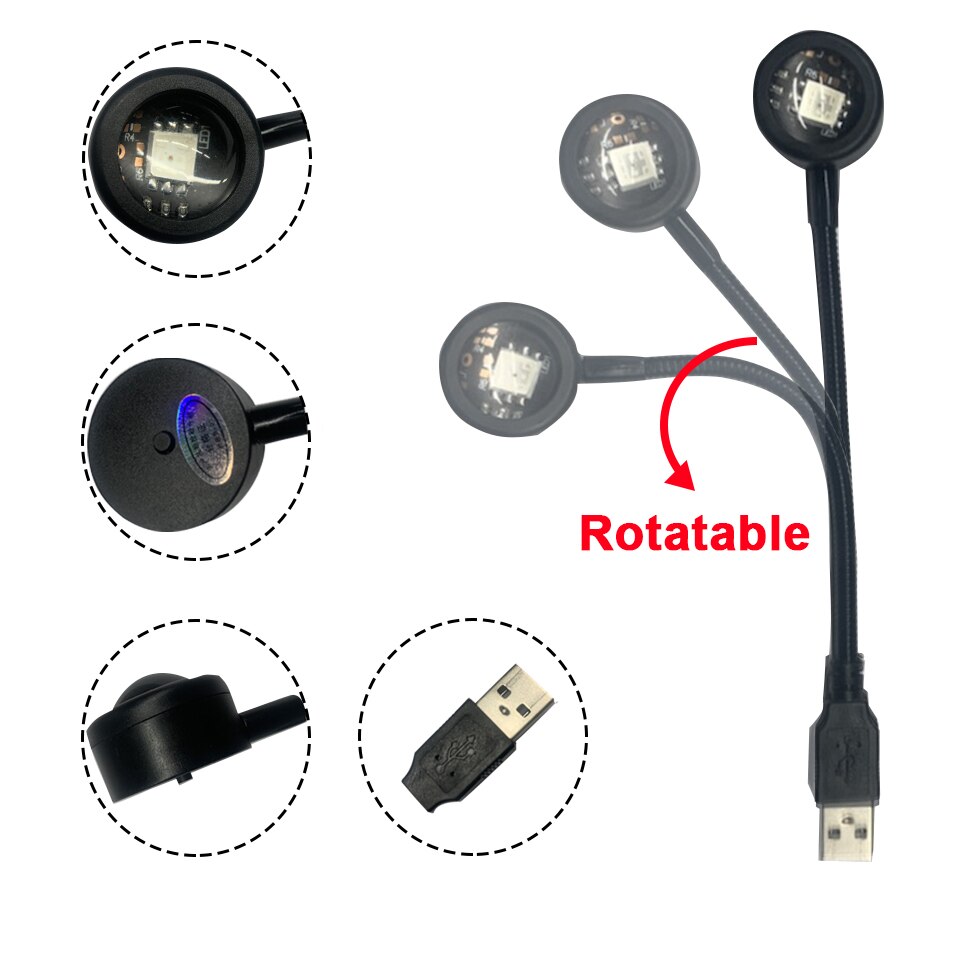 โคมไฟ USB ไล่เฉดสีสันสดใส ตกแต - Lighting Gallery บทวิจารณ์และราคา