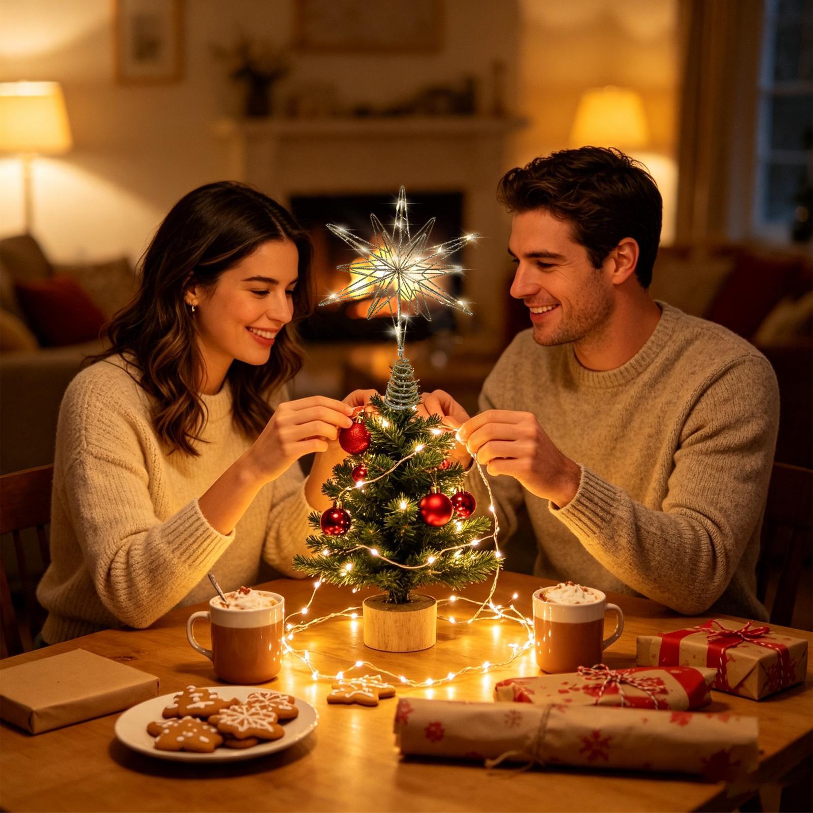 ดาวประดับยอดต้นคริสต์มาสพร้อมไ - Home Decor Lighting Tree บทวิจารณ์และราคา