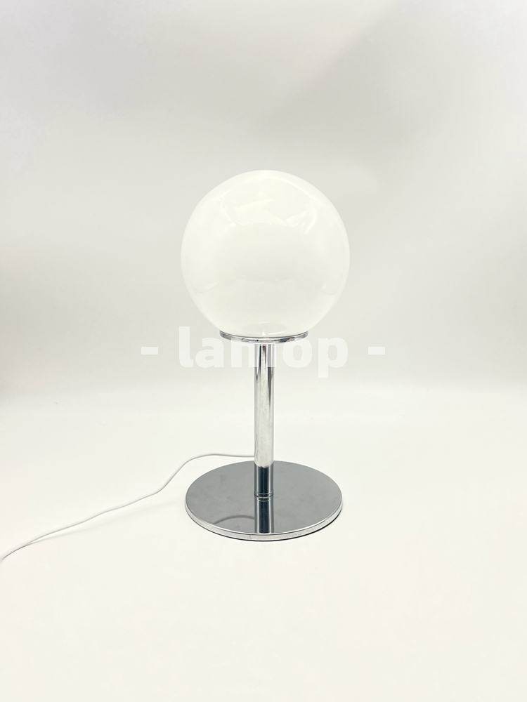 โคมไฟตั้งโต๊ะทรงกลมสีขาวนม โคร - Lighting Decoration บทวิจารณ์และราคา
