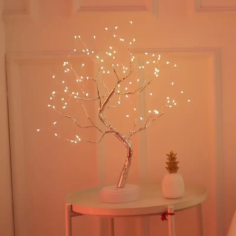 1PC สีสันบอนไซ 108 ไฟ LED ต้นไ - Home Decor Lighting Tree บทวิจารณ์และราคา