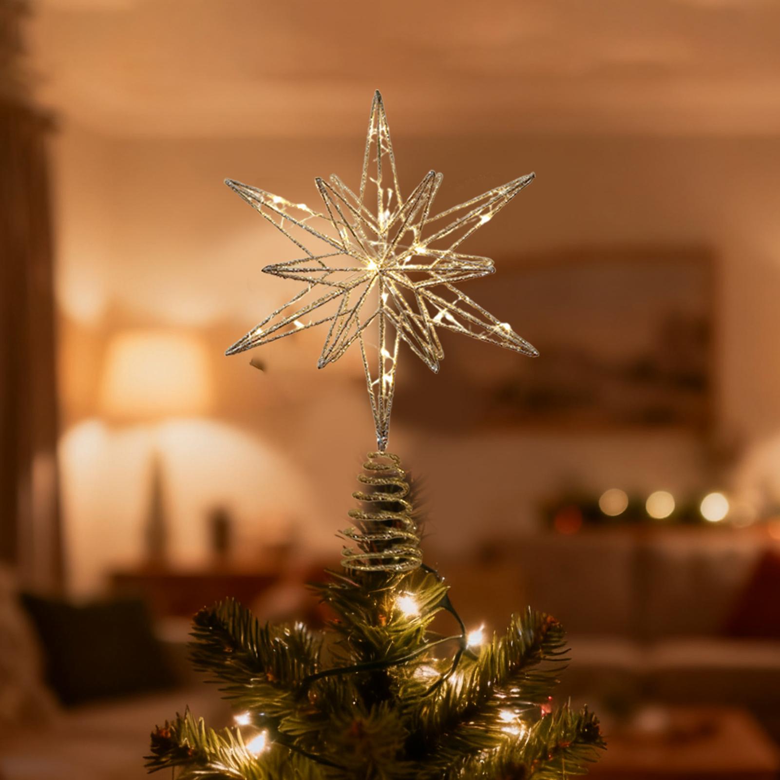 ดาวประดับยอดต้นคริสต์มาสพร้อมไ - Home Decor Lighting Tree บทวิจารณ์และราคา