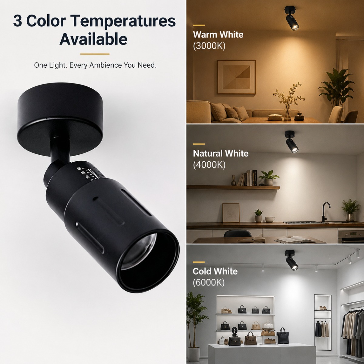 JOYINLED ไฟรางปรับซูมได้ 9W, 3 - Lighting Gallery บทวิจารณ์และราคา
