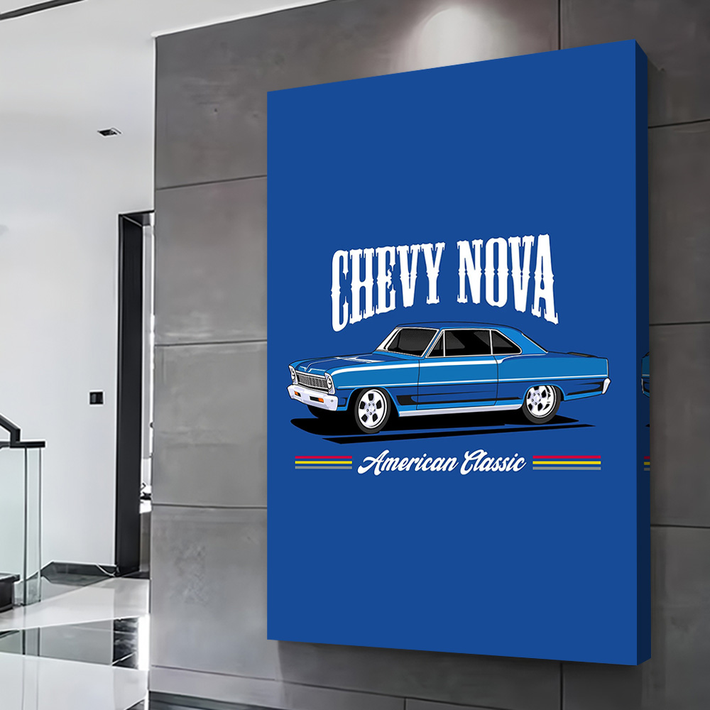 โปสเตอร์ภาพพิมพ์รถเชฟโรเลต โนว - Nova Decor & Lighting Juletrelys บทวิจารณ์และราคา