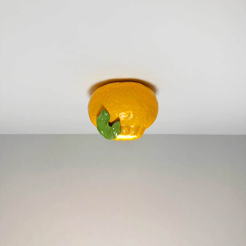 โคมไฟเพดานเซรามิกรูปผลส้ม ไฟ L - Orange Lighting Decor บทวิจารณ์และราคา