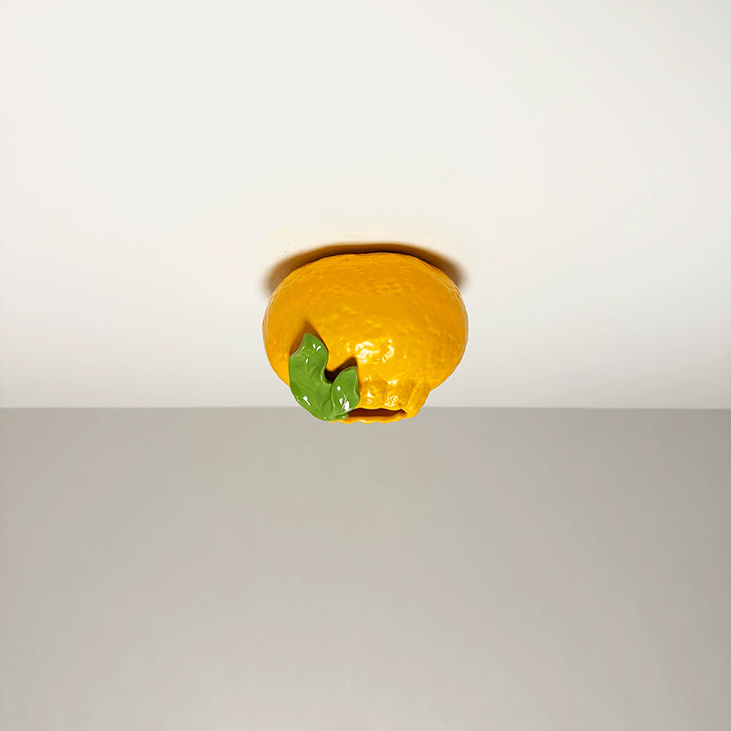 โคมไฟเพดานเซรามิกรูปผลส้ม ไฟ L - Orange Lighting Decor บทวิจารณ์และราคา