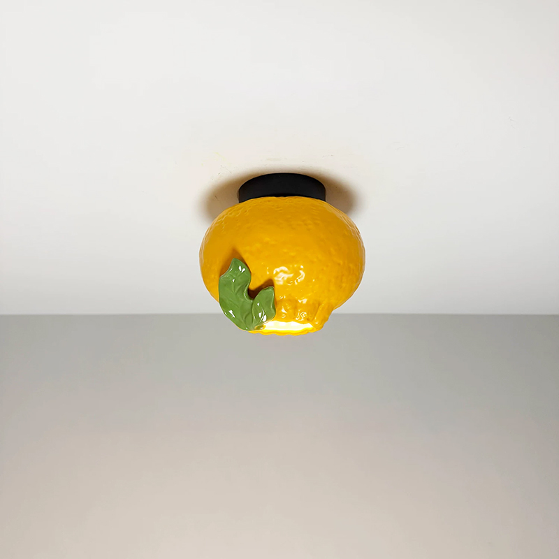 โคมไฟเพดานเซรามิกรูปผลส้ม ไฟ L - Orange Lighting Decor บทวิจารณ์และราคา