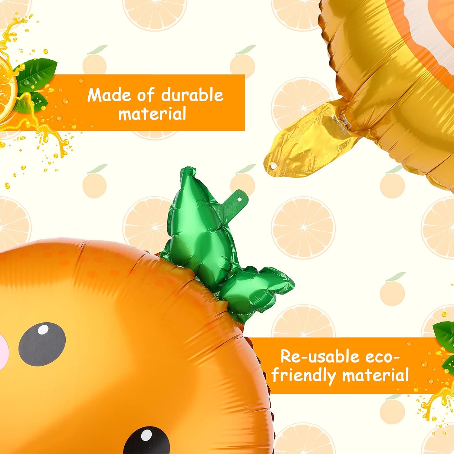 ลูกโป่งฟอยล์รูปผลไม้สีส้ม 10 ช - Orange Lighting Decor บทวิจารณ์และราคา