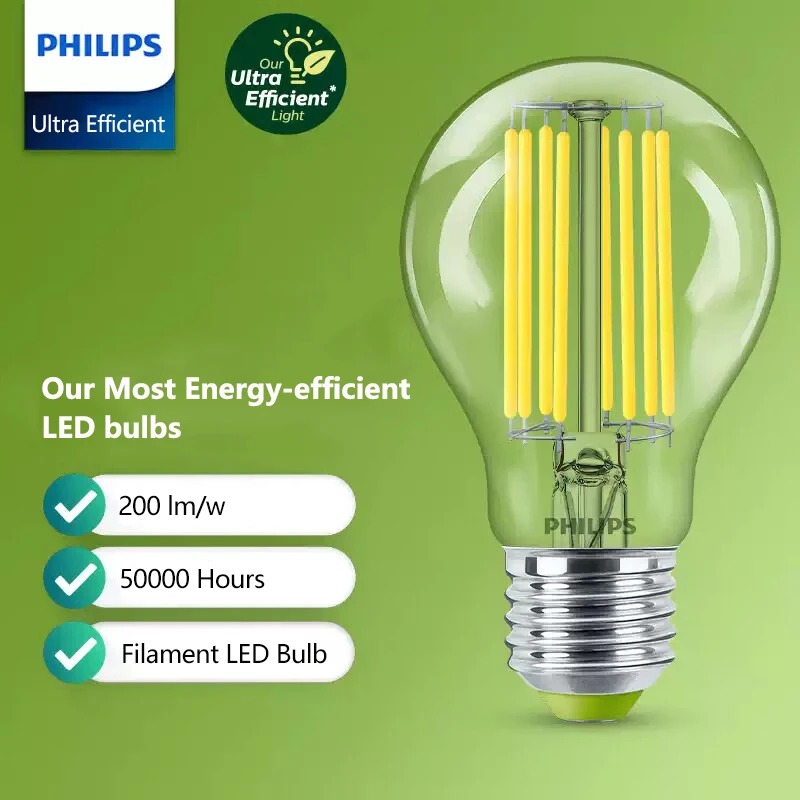 หลอดไฟ LED ฟิลาเมนต์ Philips U - Philips Bulb Led Classic บทวิจารณ์และราคา