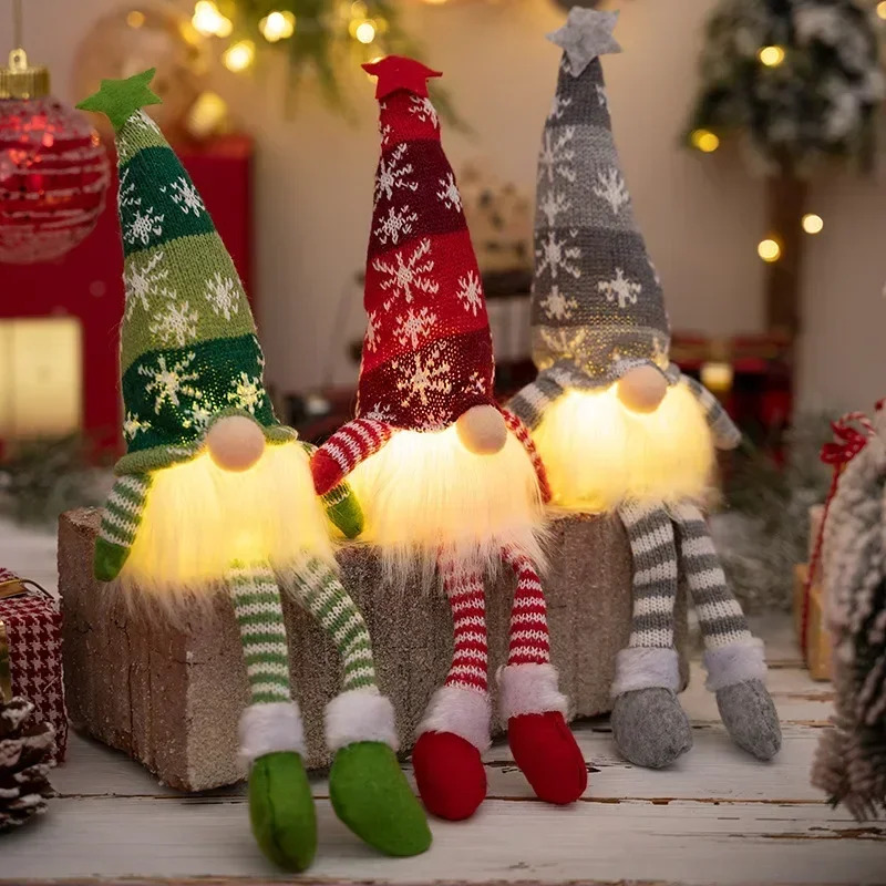ตุ๊กตาโนมคริสต์มาสแบบไม่มีหน้า - Home Decor Lighting Tree บทวิจารณ์และราคา