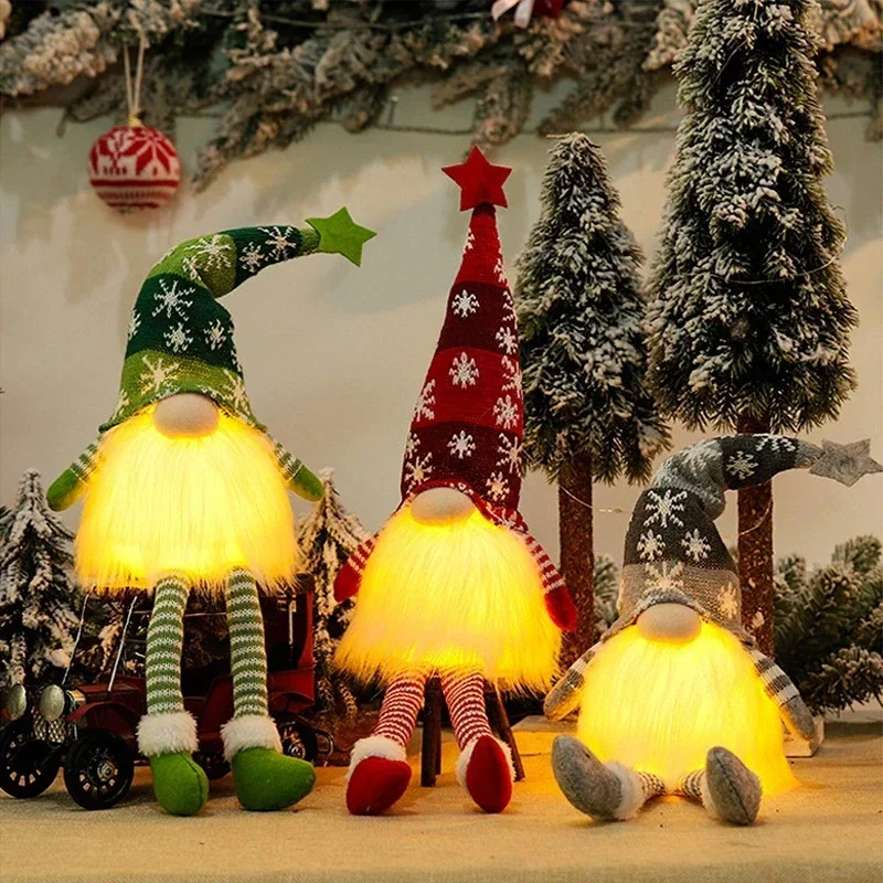 ตุ๊กตาโนมคริสต์มาสแบบไม่มีหน้า - Home Decor Lighting Tree บทวิจารณ์และราคา