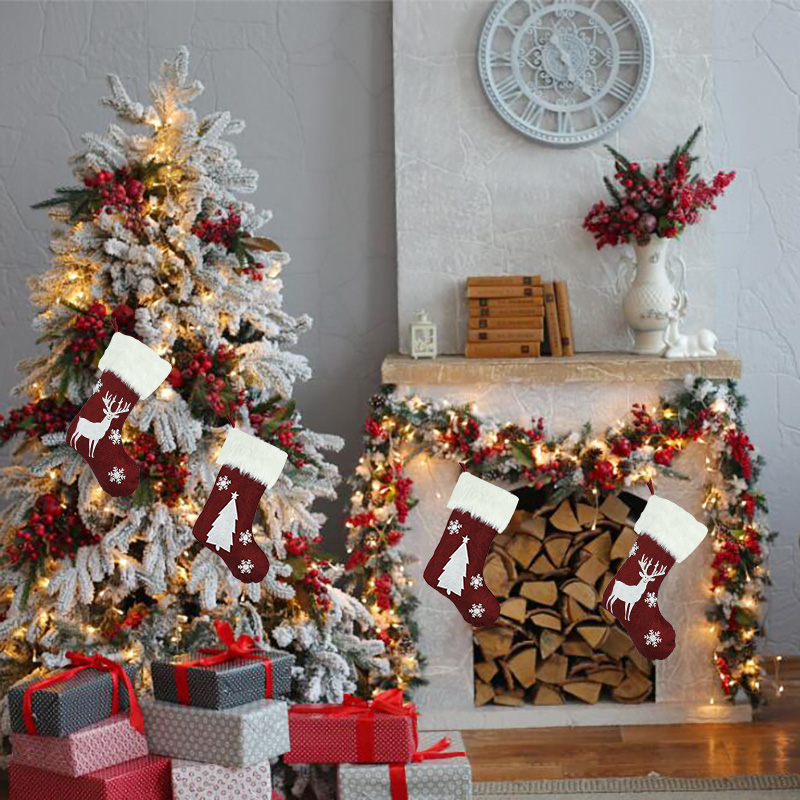 ถุงเท้าคริสต์มาสกับไฟ Led ส่อง - Home Decor Lighting Tree บทวิจารณ์และราคา