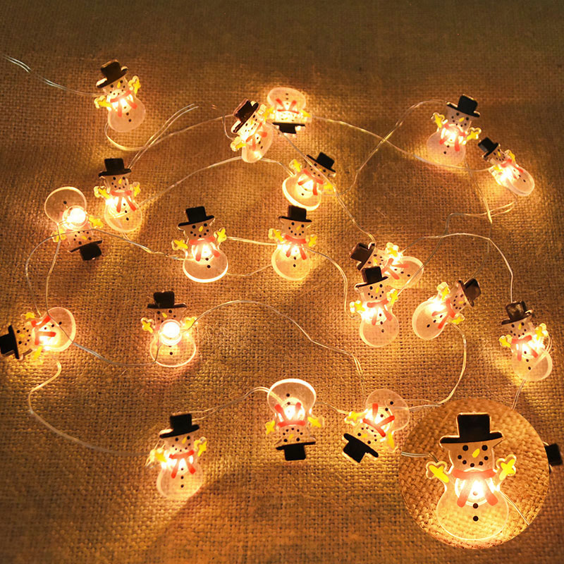 2M 20LED Santa Claus Snowflake - Home Decor Lighting Tree บทวิจารณ์และราคา