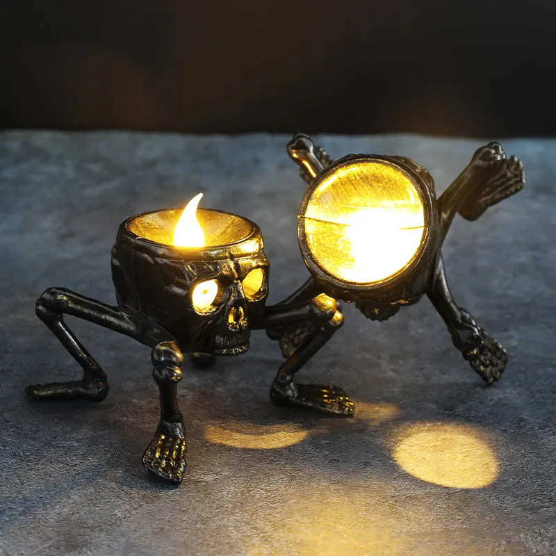 ฮาโลวีน Break The Arm Skull เท - Orange Lighting Decor บทวิจารณ์และราคา